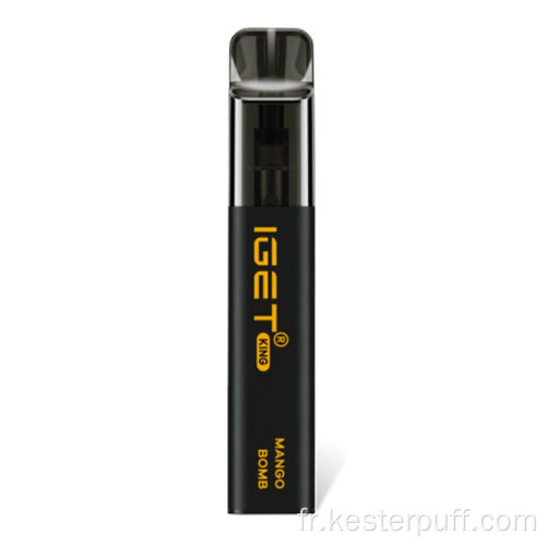 IGet King Original Disposable Vape Dispositif glacé Grape